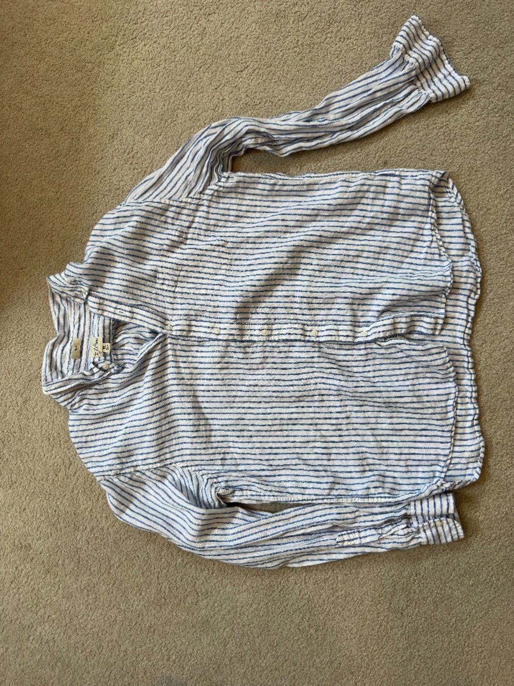 J. Crew Slim Baird McNutt Irish linen shirt